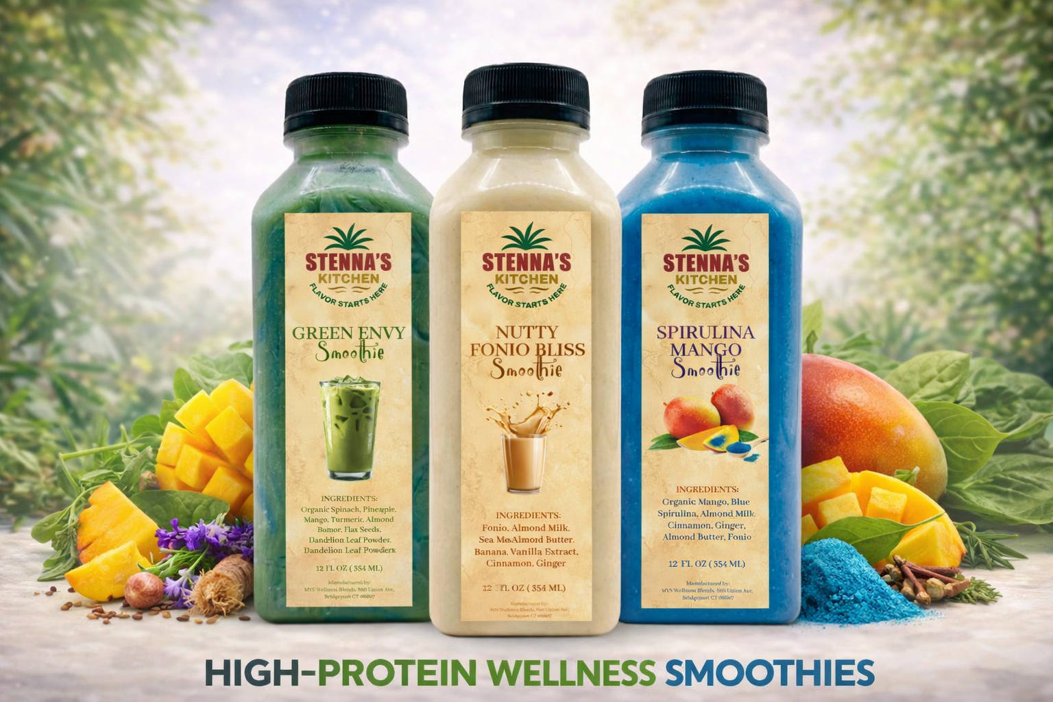 HIGH‑PROTEIN WELLNESS SMOOTHIES
