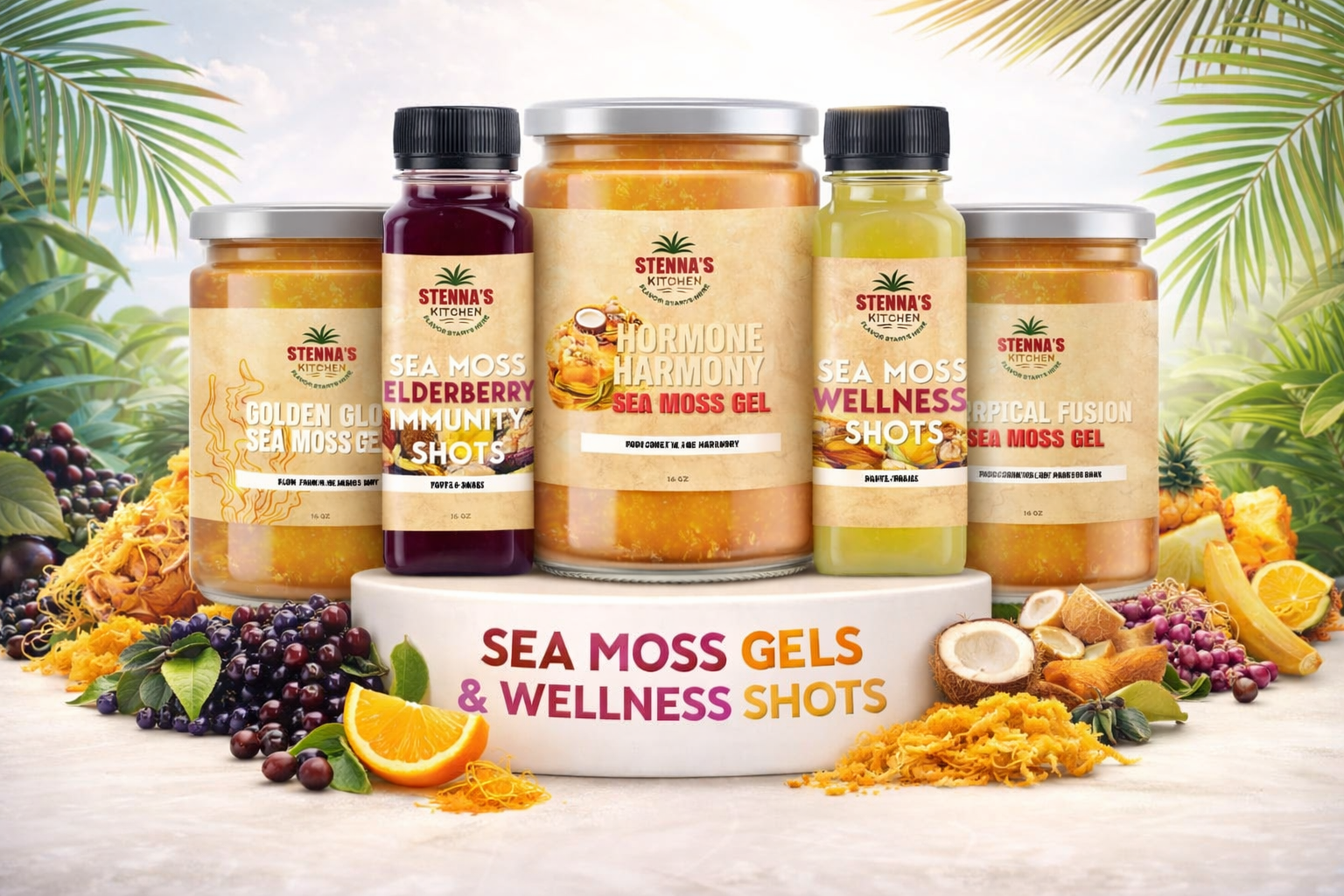 SEA MOSS GELS & WELLNESS SHOTS