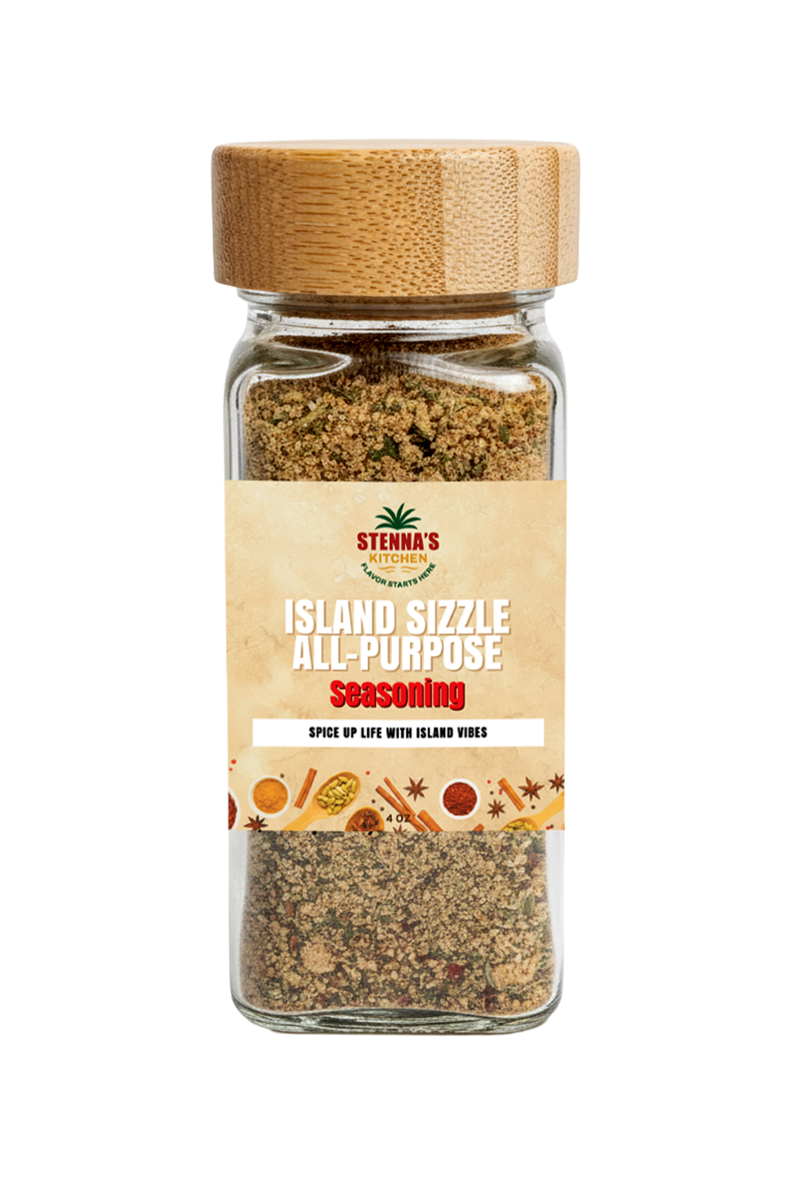 Island Sizzle All‑Purpose Seasoning (4 oz)