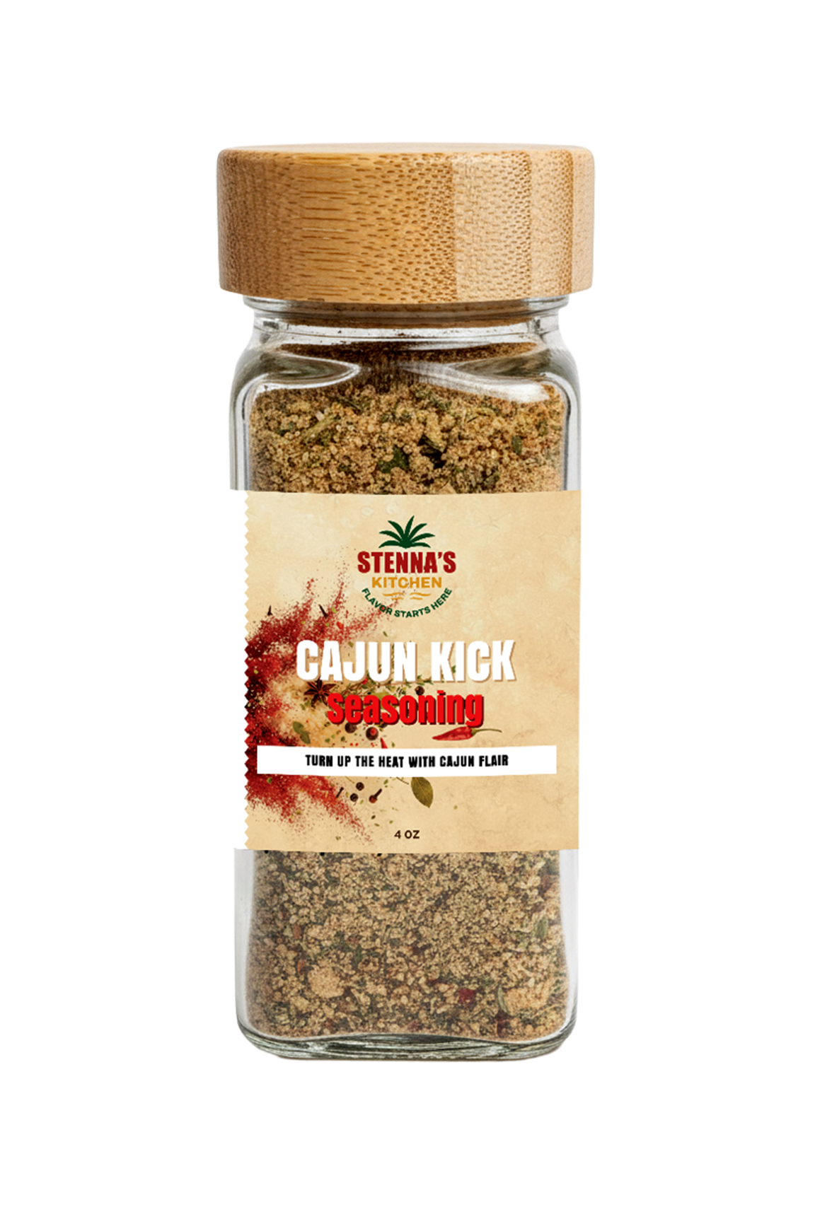 Cajun Kick Seasoning (4 oz)