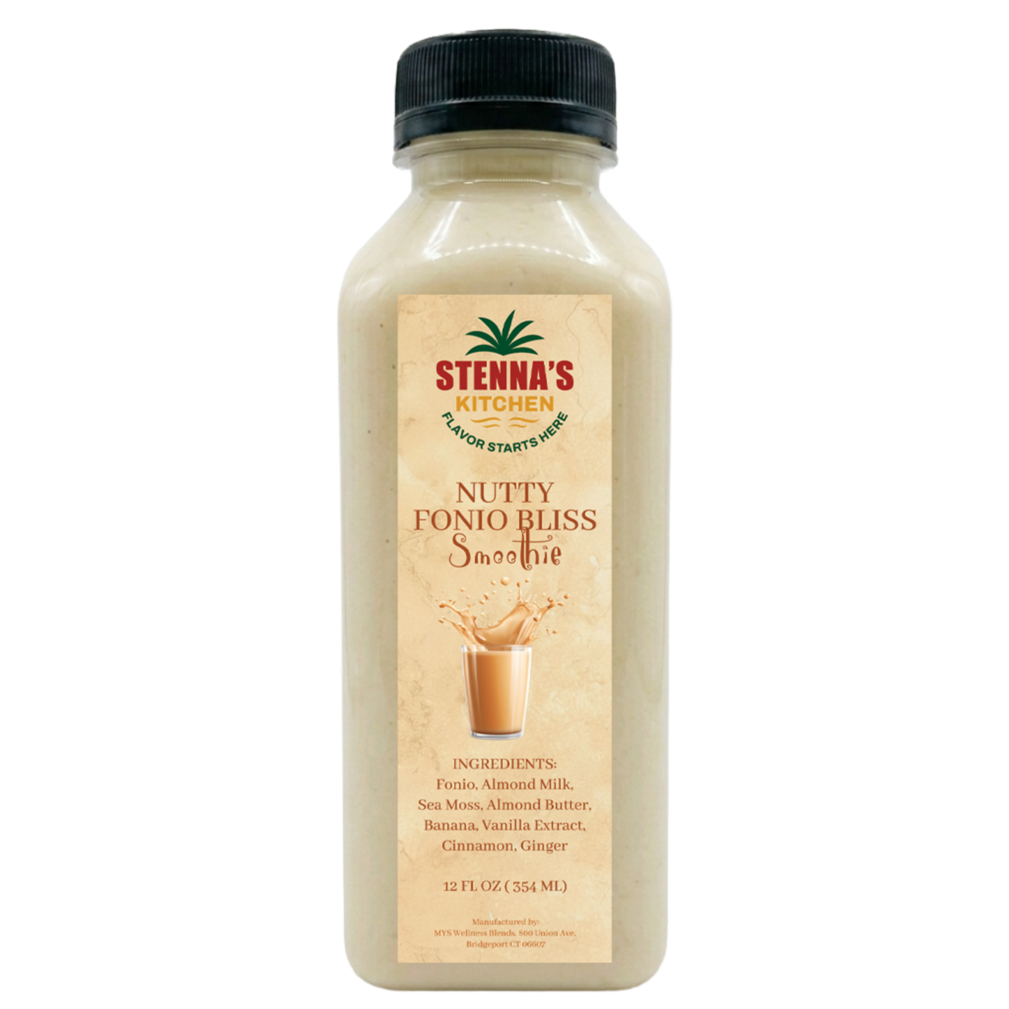Nutty Fonio Bliss Smoothie (12 oz)