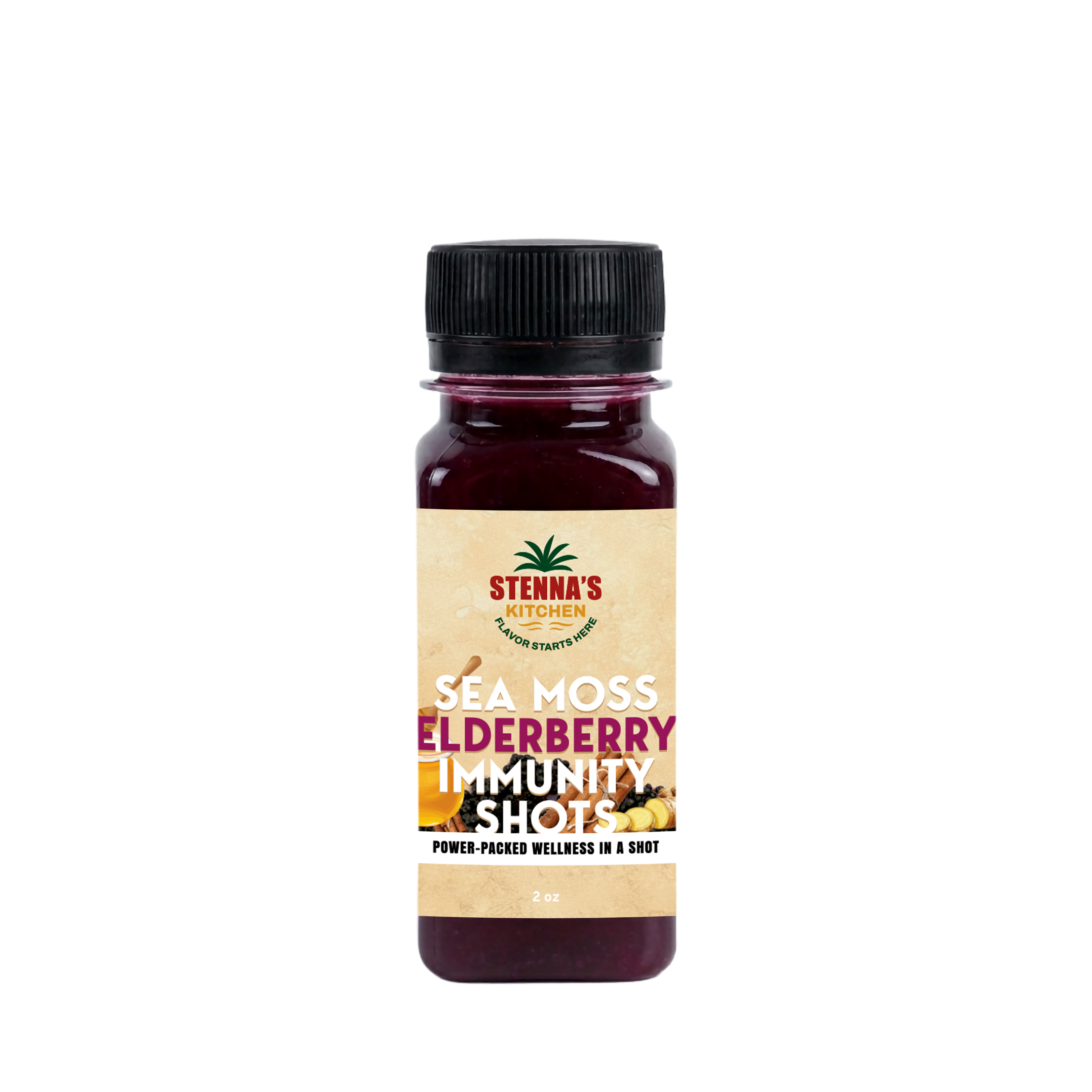 Sea Moss Elderberry Wellness Shot (2 oz)